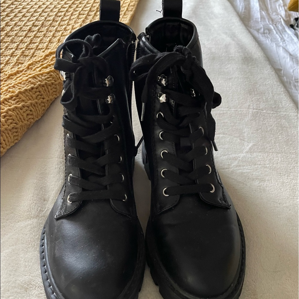 Madden Girl Combat Boots